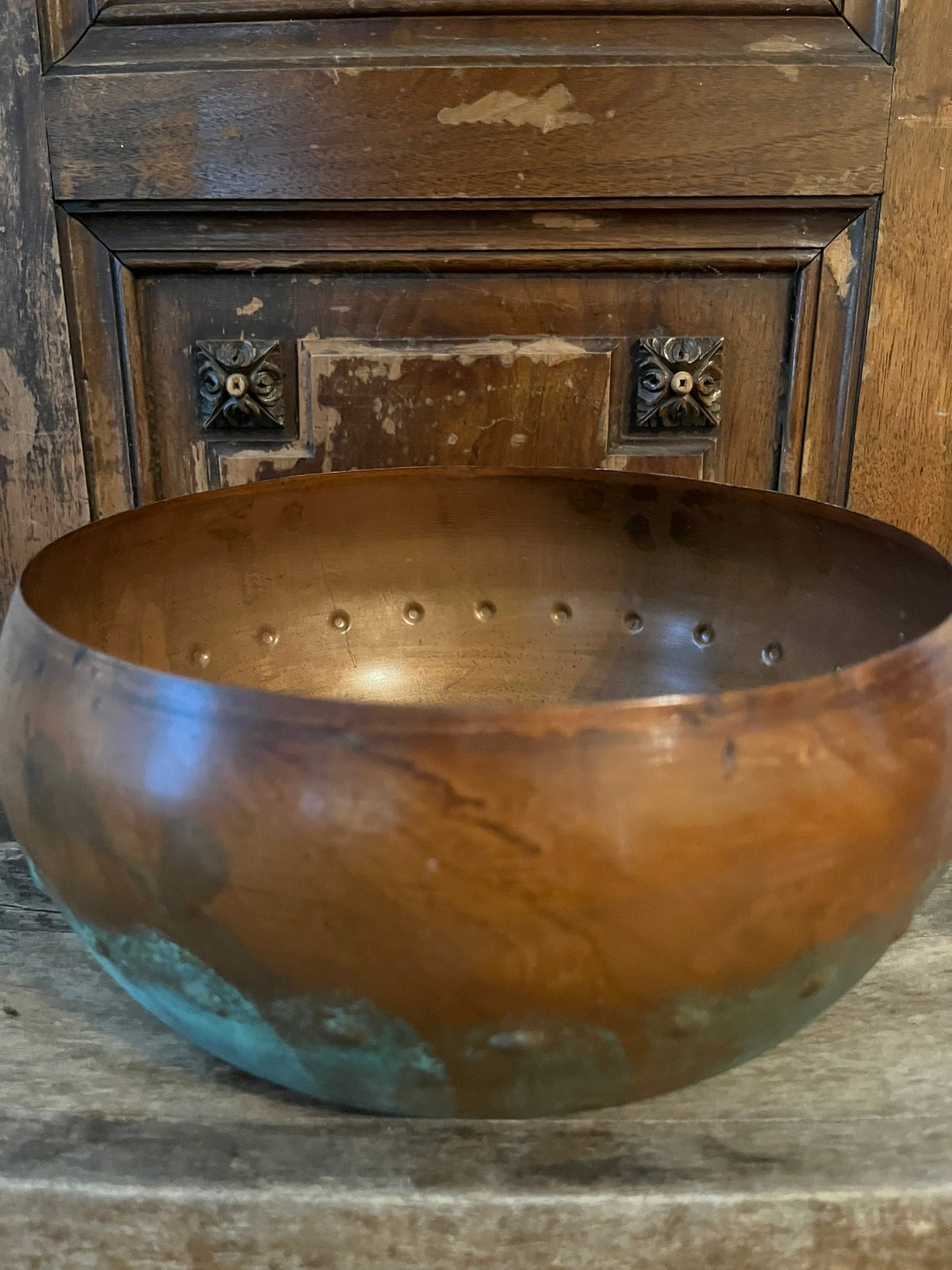 Copper Blue Pot — Large