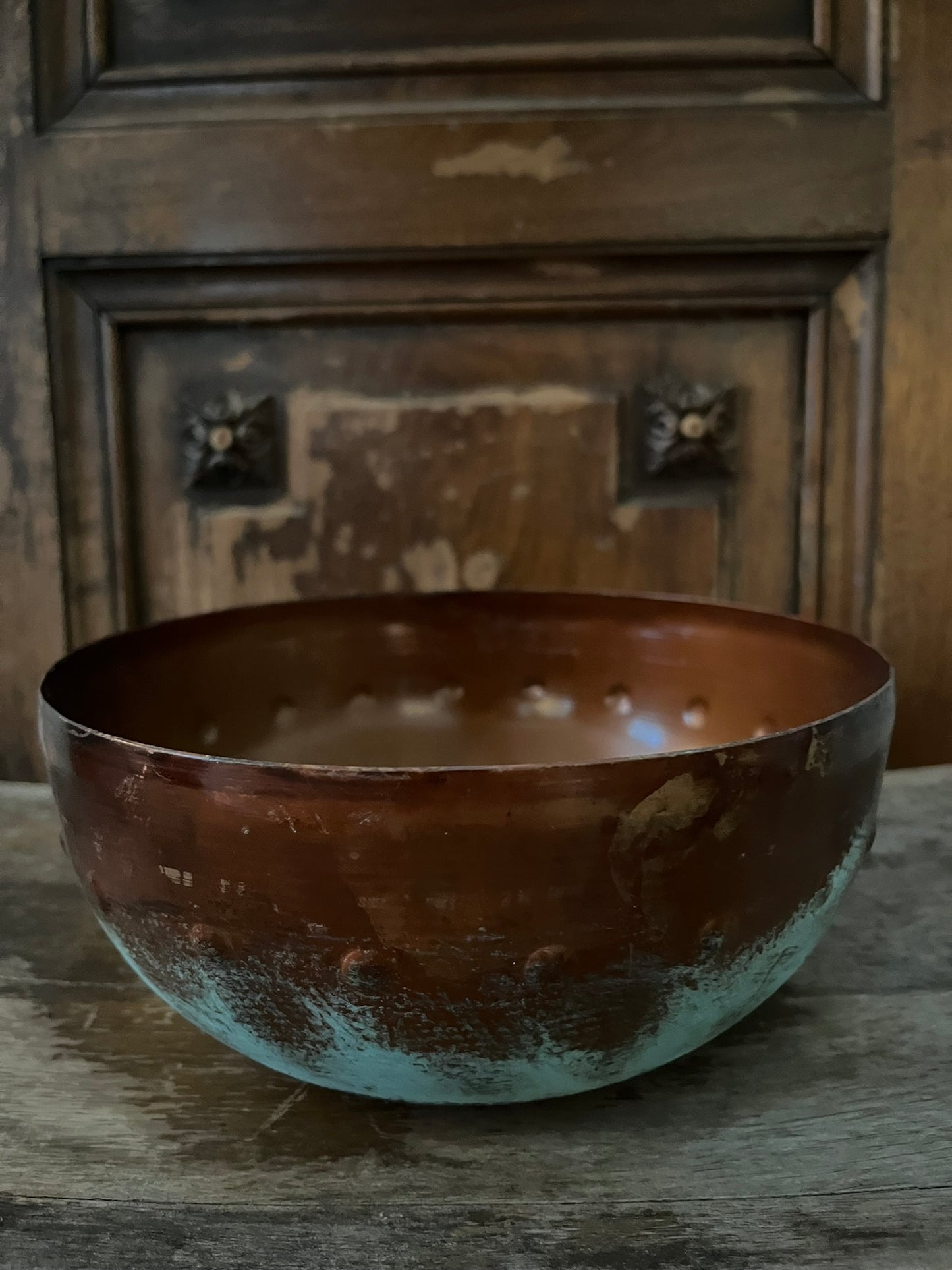 Copper Blue Pot — Small