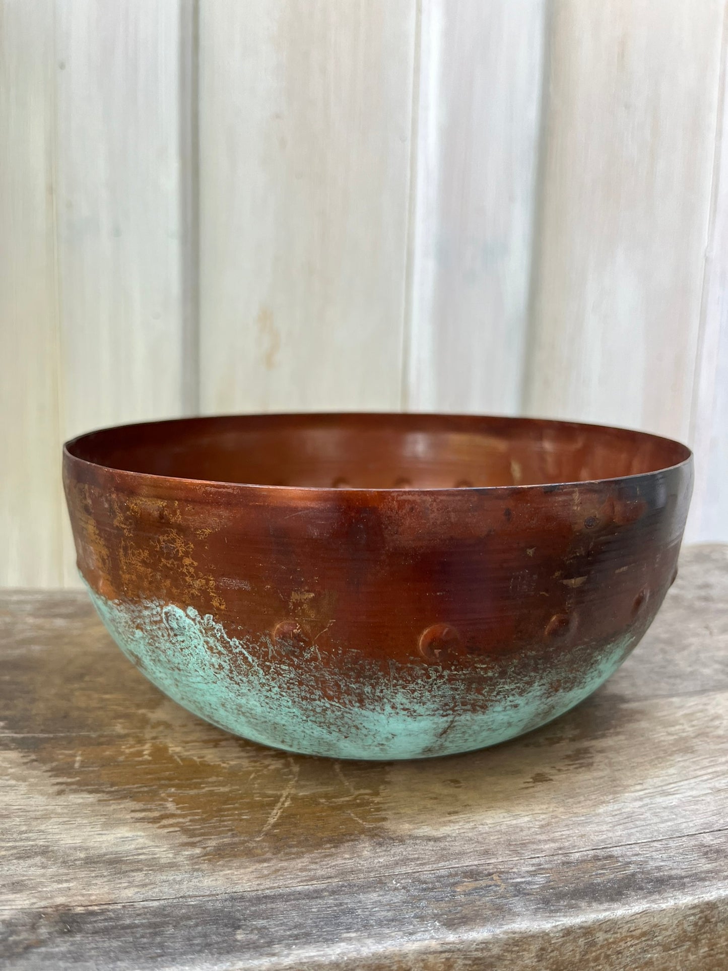 Copper Blue Pot — Small