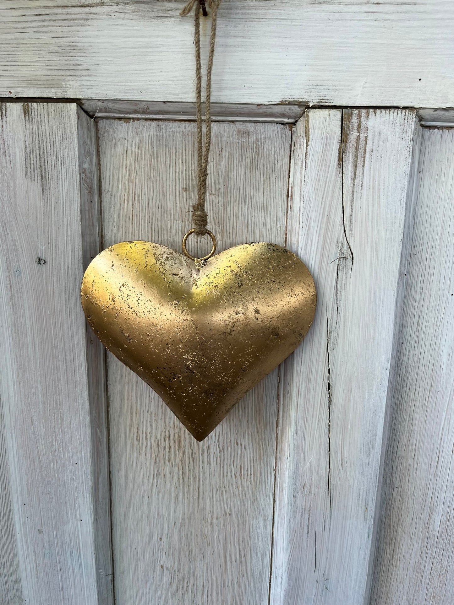 Decorative Medium Golden Heart- LOW IN STOCK