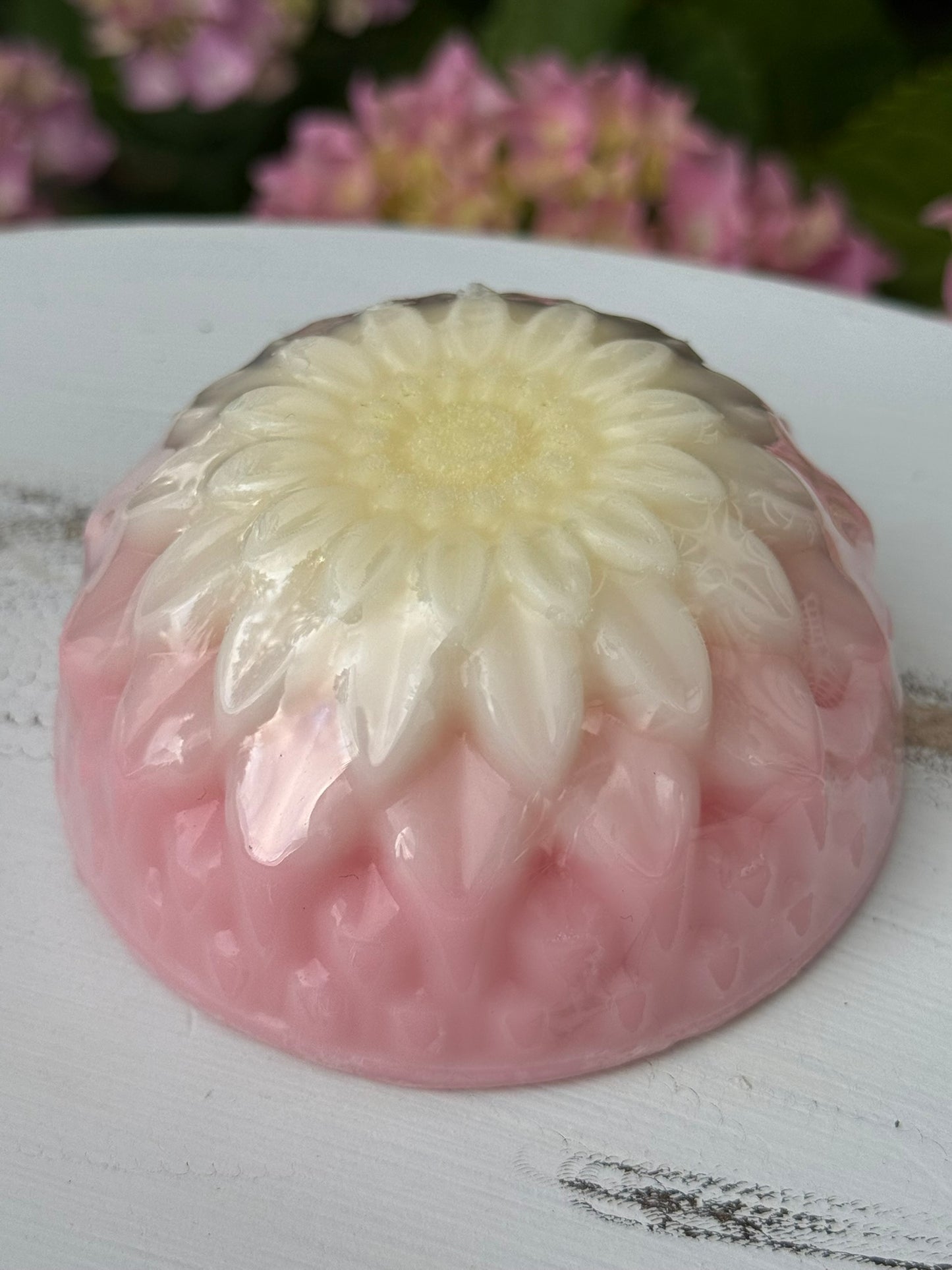 Dahlia Flower Spring Goat Milk Soap (Flower Shaped)