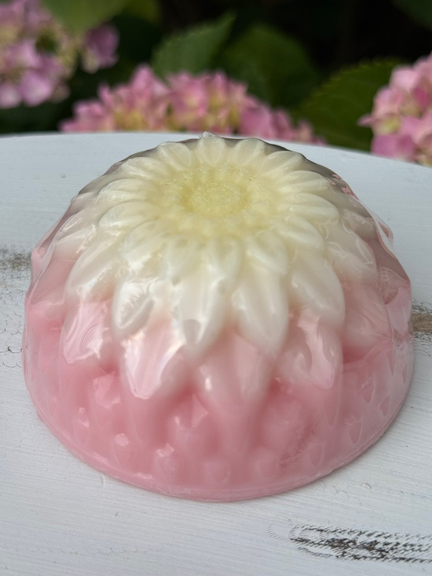 Dahlia Flower Spring Goat Milk Soap (Flower Shaped)
