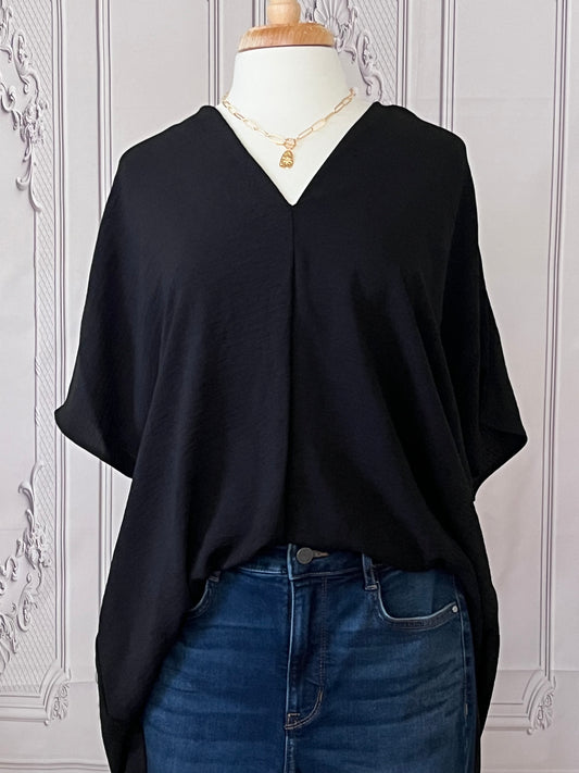 Plus Size V-Neck Top