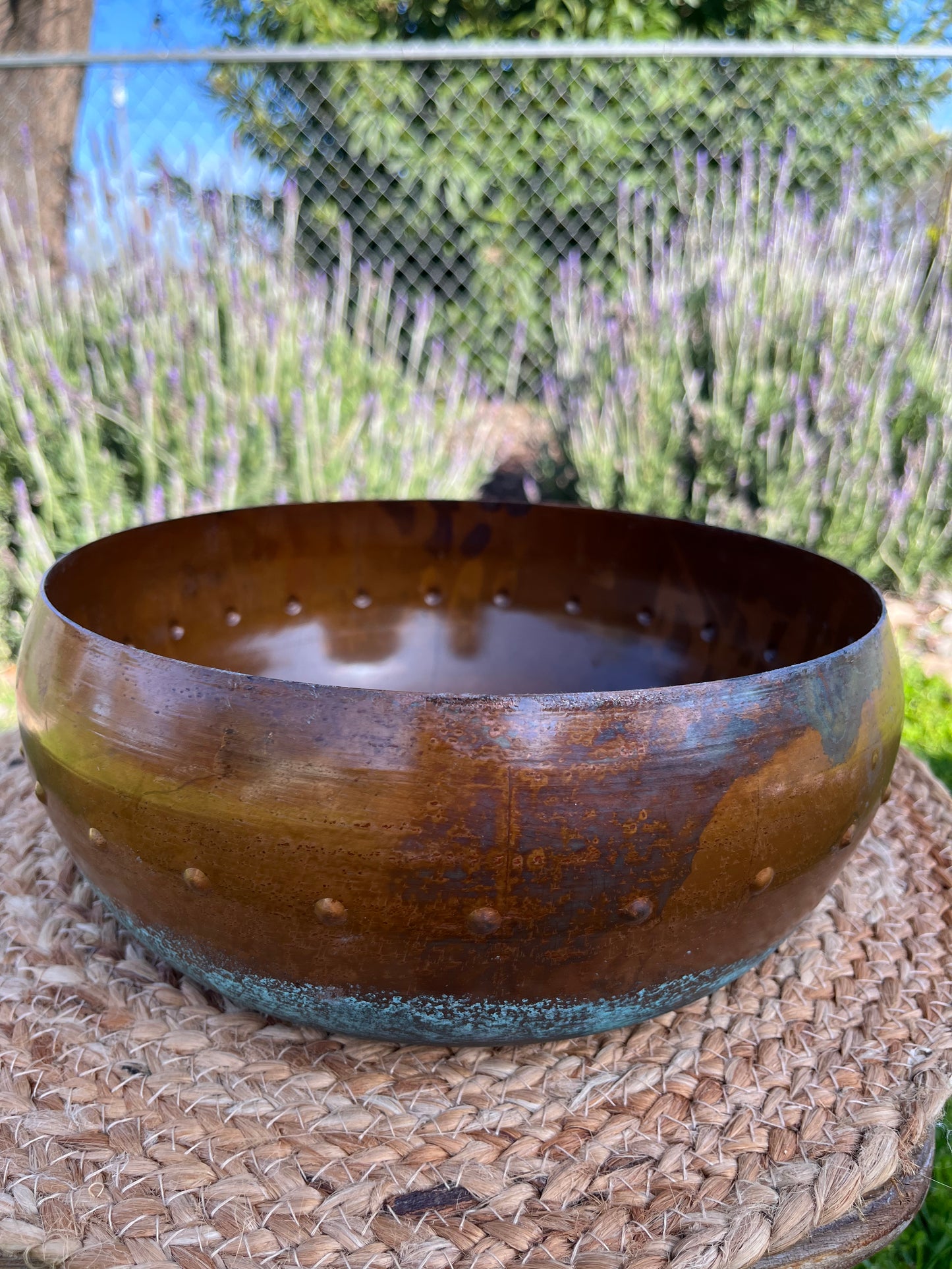 Copper Blue Pot — Large