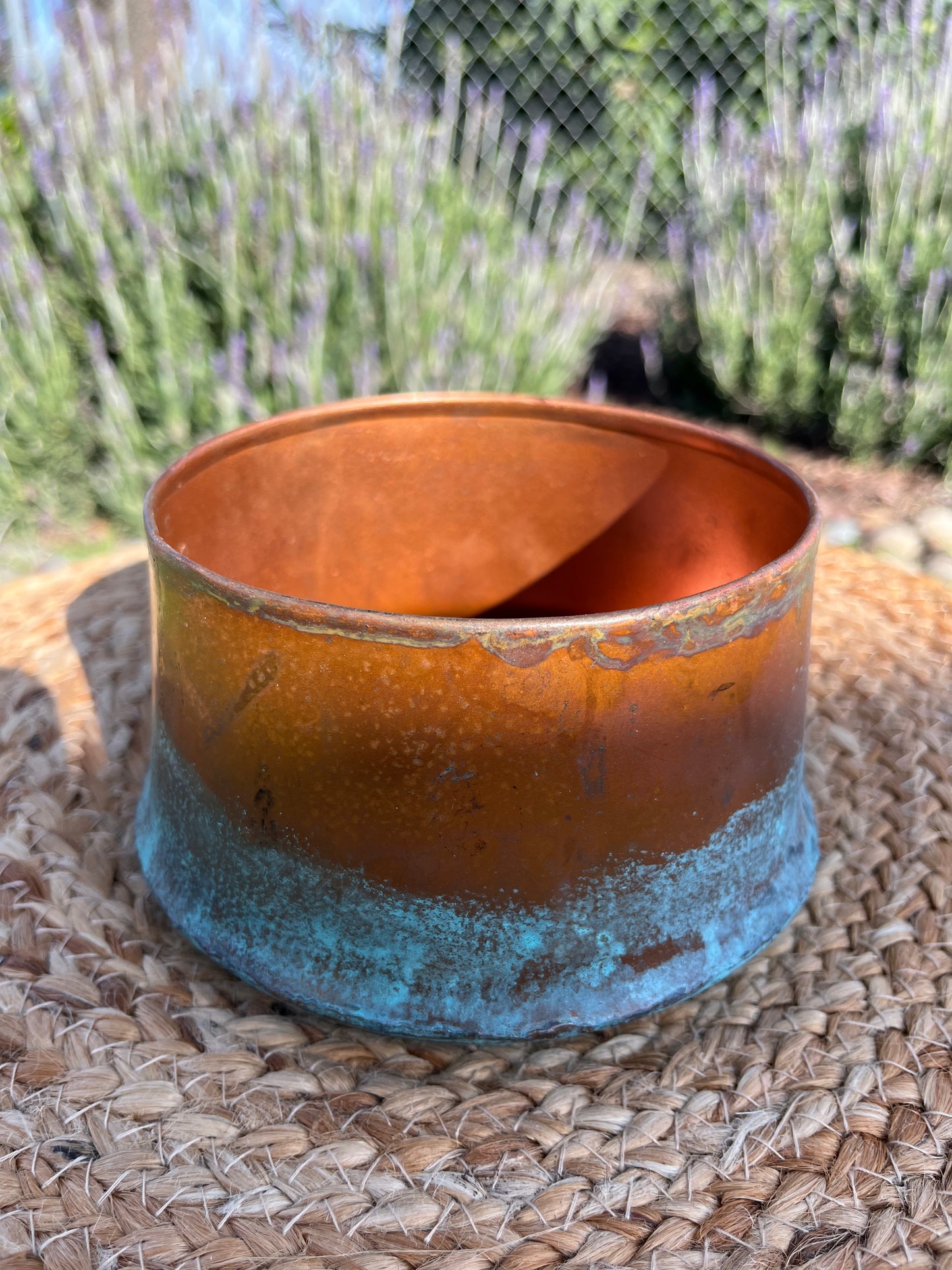 Copper Blue Planter — Small