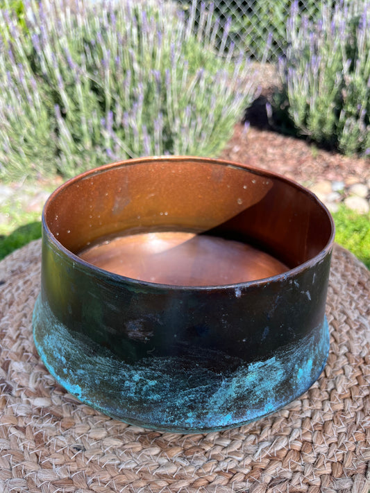 Copper Blue Planter — Large